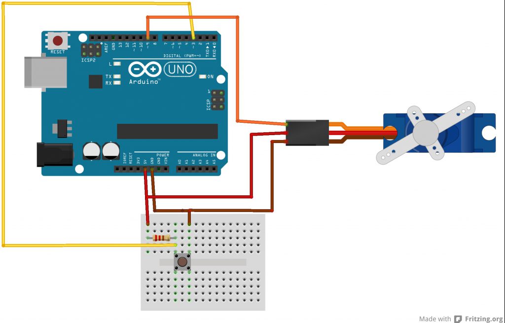 programar servo motor arduino